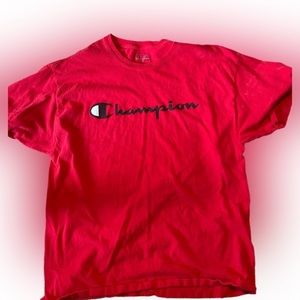 Red Champion Athletic Tee X-Large